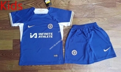 2023-2024 Chelsea Home Blue Kid/Youth Soccer Uniform-709