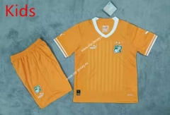 2023-2024 Corinthians Home Orange Kids/Youth Soccer Unifrom-3454