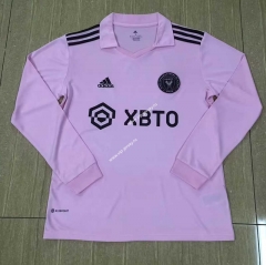 2023-2024 Inter Miami Pink LS Thailand Soccer Jersey AAA-422