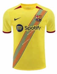 2023-2024 Barcelona Yellow Thailand Training Soccer Jersey-418