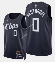 2024 Los Angeles Clippers City Version Black&Grey #0 NBA Jersey-311