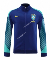 2023-2024 Brazil Blue Thailand Soccer Jacket -LH
