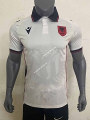 2023-2024 Albania Away White Thailand Soccer Jersey AAA-305