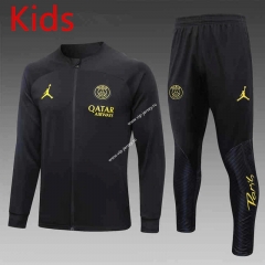 2023-2024 Paris SG Black Kids/Youth Soccer Jacket Unifrom-815