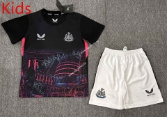 2023-2024 Newcastle United Black Kids/Youth Soccer Uniform-3162