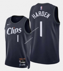 2024 Los Angeles Clippers City Version Black&Grey #1 NBA Jersey-311