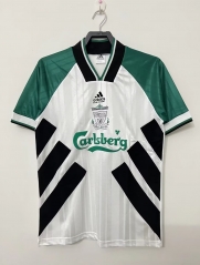 Retro Version 1993-1995 Liverpool Away Green&White Thailand Soccer Jersey AAA-811
