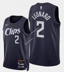 2024 Los Angeles Clippers City Version Black&Grey #2 NBA Jersey-311