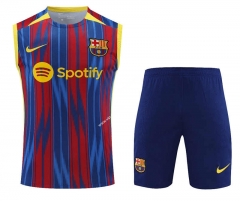 2023-2024 Barcelona Red&Blue Thailand Training Soccer Vest Uniform-418