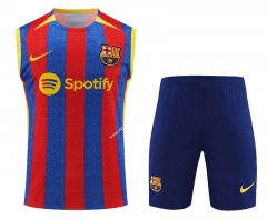 2023-2024 Barcelona Blue&Red Thailand Training Soccer Vest Uniform-418