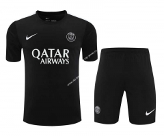 2023-2024 Paris SG Black Thailand Training Soccer Jersey Uniform-418