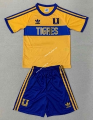 2023-2024 Tigres UANL Yellow Soccer Uniform-AY