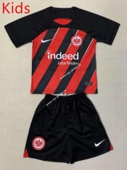 2023-2024 Eintracht Frankfurt Home Red&Black Kids/Youth Soccer Uniform-AY