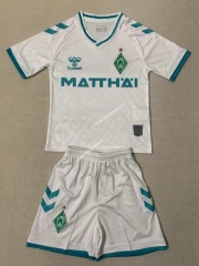 2023-2024 SV Werder Bremen Away White Soccer Uniform-AY