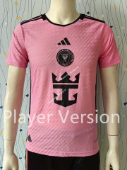 Player Version 2023-2024 Inter Miami CF Home Pink Thailand Soccer Jersey AAA-807