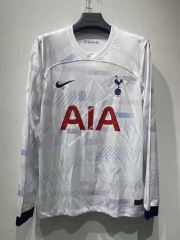 2023-2024 Tottenham Hotspur Home White LS Thailand Soccer Jersey AAA-422