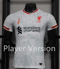 Player Version 2024-2025 Liverpool 2nd Away White Thailand Soccer Jersey AAA-888
