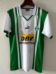 Retro Version 96-97 SV Werder Bremen White&Green Thailand Soccer Jersey AAA-709