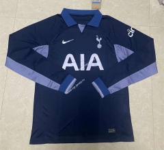 2023-2024 Tottenham Hotspur Away Royal Blue LS Thailand Soccer Jersey AAA-422
