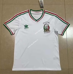 (S-4XL) Retro Version Mexico White Thailand Soccer Jersey AAA-818