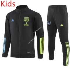 2023-2024 Arsenal Black Kids/Youth Soccer Jacket Uniform-GDP