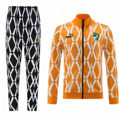 2023-2024 Ivory Coast Orange Thailand Soccer Jacket Uniform-LH