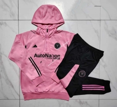 2023-2024 Inter Miami Pink Thailand Soccer Tracksuit With Hat-815