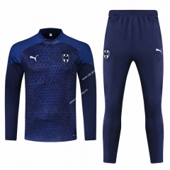 2023-2024 Monterrey Royal Blue Thailand Soccer Tracksuit Uniform-HR