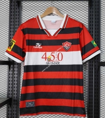 Retro version 1999 Victoria Sports Home Red&Black Thailand Soccer Jersey AAA-888