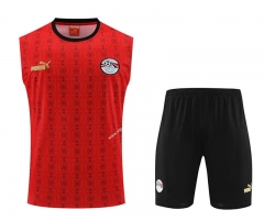 2023-2024 Algeria Red Thailand Soccer Vest Uniform-4627