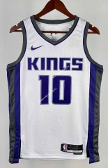 2023 Sacramento Kings Home White #10 NBA Jersey-311