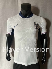 Player Version 2023-2024 England Home White Thailand Soccer Jersey AAA-4691