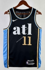 2024 City Edition Atlanta Hawks Black #11 NBA Jersey-311