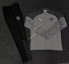 2023-2024 Monterrey Light Grey Thailand Soccer Jacket Uniform-HR