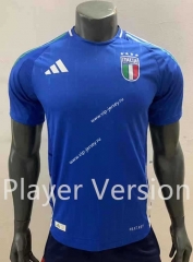 Player Version 2023-2024 Italy European Cup Home Blue Thailand Soccer Jersey AAA-518