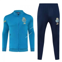 2023-2024 Porto Blue Thailand Soccer Jacket Uniform-HR
