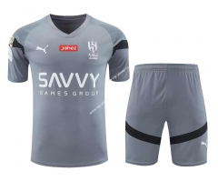 2023-2024 Al Hilal FC Light Grey Thailand Soccer Jersey Uniform-418