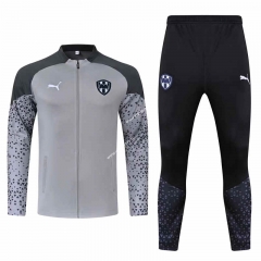 2023-2024 Monterrey Light Grey Thailand Soccer Jacket Uniform-HR
