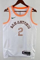 2024 San Antonio Spurs City Version White #2 NBA Jersey-311