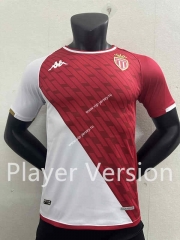Player Version 2023-2024 Monaco Home Red Thailand Soccer Jersey AAA-2016
