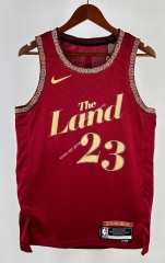 2024 City Edition Cleveland Cavaliers Red #23 NBA Jersey-311