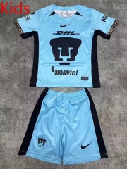2023-2024 Pumas UNAM 2nd Away Blue Kids/Youth Soccer Uniform-2386