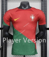 Player Version 2023-2024 Portugal Red&Green Thailand Soccer Jersey AAA-888