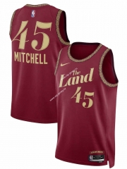 2024 City Edition Cleveland Cavaliers Red #45 NBA Jersey-311