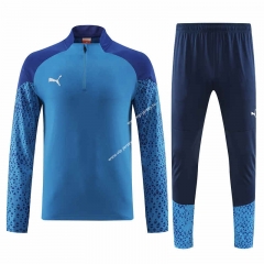 Puma Bright Blue Thailand Soccer Tracksuit Uniform-4627