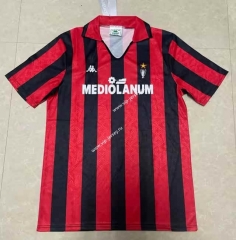 Retro Version 2014-2015 AC Milan Home Red&Black Thailand Soccer Jersey AAA-422