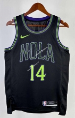 2024 New Orleans Pelicans City Edition Black #14 NBA Jersey-311
