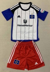 2023-2024 Hamburger SV Home White&Blue Soccer Uniform-AY