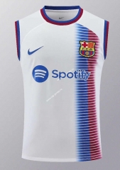 2024-2025 Barcelona White Thailand Training Soccer Vest -418
