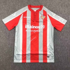 2024-2025 US Cremonese Home Red&Grey Thailand Soccer Jersey AAA-417